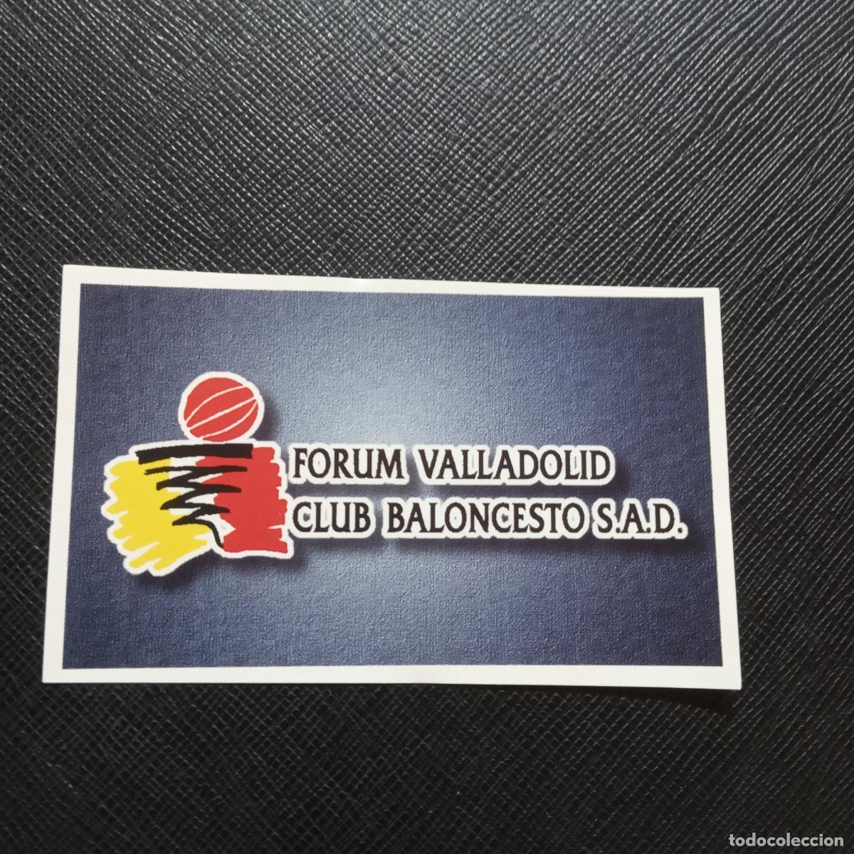 Coleccionismo deportivo: 197 FORUM VALLADOLID ESCUDO MUNDICROMO ACB 96 97 BALONCESTO 1996 1997 - SIN PEGAR - A175 PG53