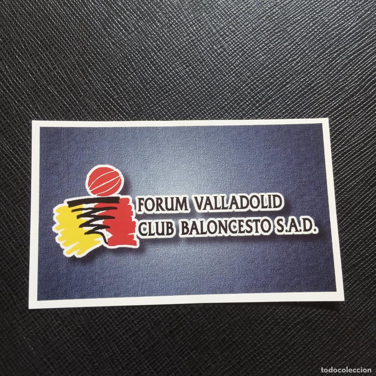 Sports collectibles: 197 FORUM VALLADOLID ESCUDO MUNDICROMO ACB 96 97 BALONCESTO 1996 1997 - SIN PEGAR - A175 PG54