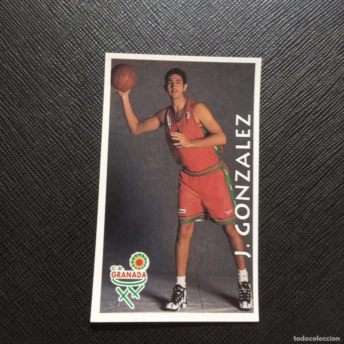 Coleccionismo deportivo: 239 J GONZALEZ GRANADA MUNDICROMO ACB 96 97 BALONCESTO 1996 1997 - SIN PEGAR - A175 PG55