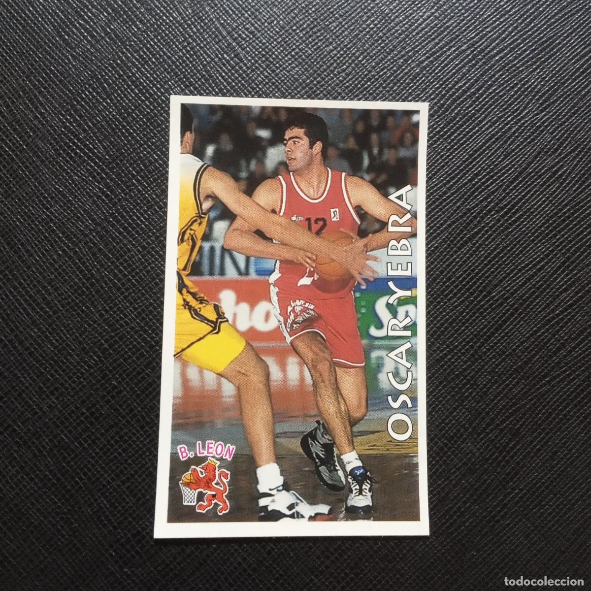 Sports collectibles: 150 OSCAR YEBRA LEON MUNDICROMO ACB 96 97 BALONCESTO 1996 1997 - SIN PEGAR - A175 PG57