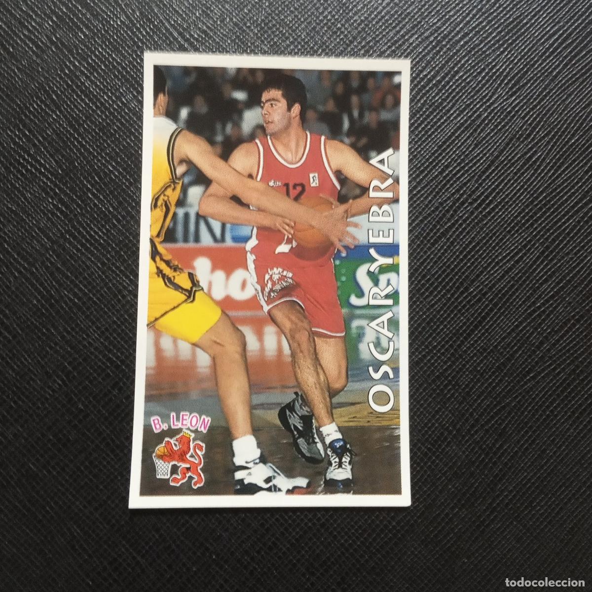 Sports collectibles: 150 OSCAR YEBRA LEON MUNDICROMO ACB 96 97 BALONCESTO 1996 1997 - SIN PEGAR - A175 PG58