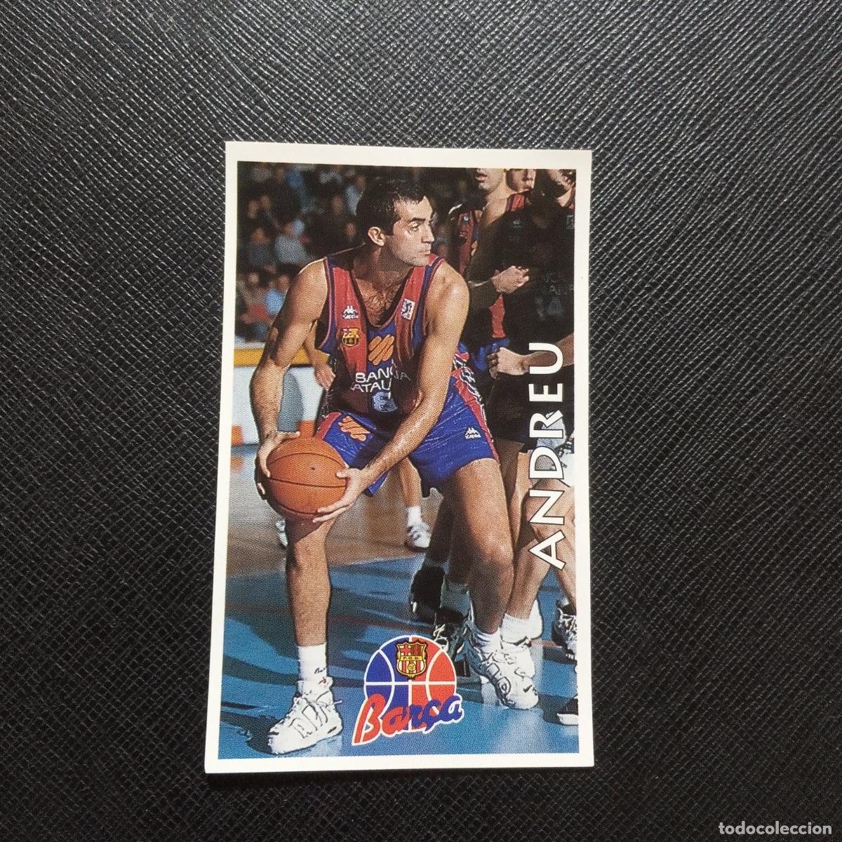 Coleccionismo deportivo: 14 ANDREU BARCELONA MUNDICROMO ACB 96 97 BALONCESTO 1996 1997 - SIN PEGAR - A175 PG64