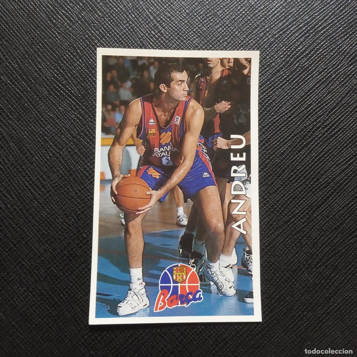 Coleccionismo deportivo: 14 ANDREU BARCELONA MUNDICROMO ACB 96 97 BALONCESTO 1996 1997 - SIN PEGAR - A175 PG64 B