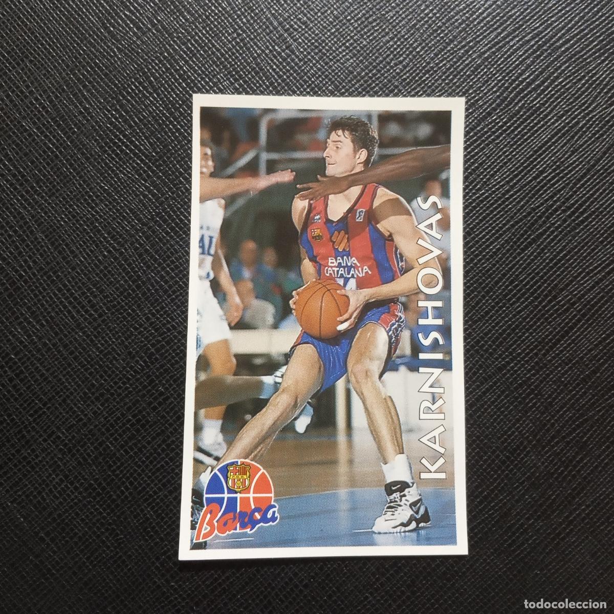 Coleccionismo deportivo: 12 KARNISHOVAS BARCELONA MUNDICROMO ACB 96 97 BALONCESTO 1996 1997 - SIN PEGAR - A175 PG65