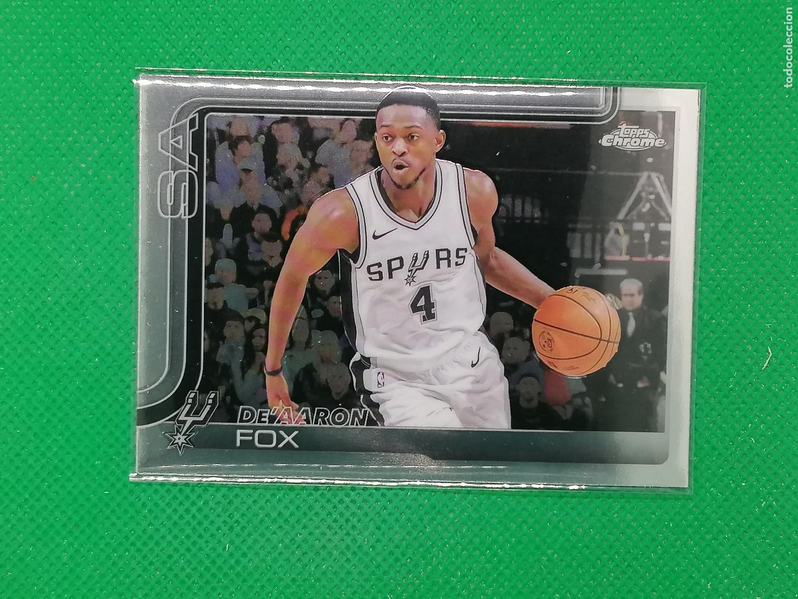 Coleccionismo deportivo: 233 DE AARON FOX SAN ANTONIO SPURS ⚽ TOPPS CHROME NBA 2025 2026 25 26 ⚽
