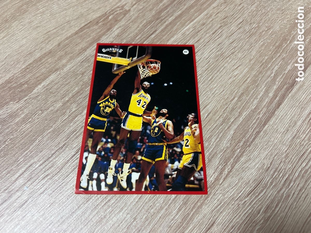 Coleccionismo deportivo: 1987 JAMES WORTHY N&ordm; 43 GIGANTES NBA SIN PEGAR