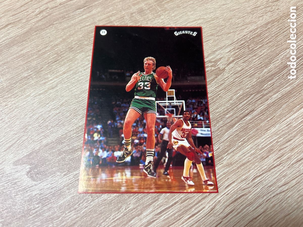 Coleccionismo deportivo: 1987 LARRY BIRD N&ordm; 11 GIGANTES NBA SIN PEGAR