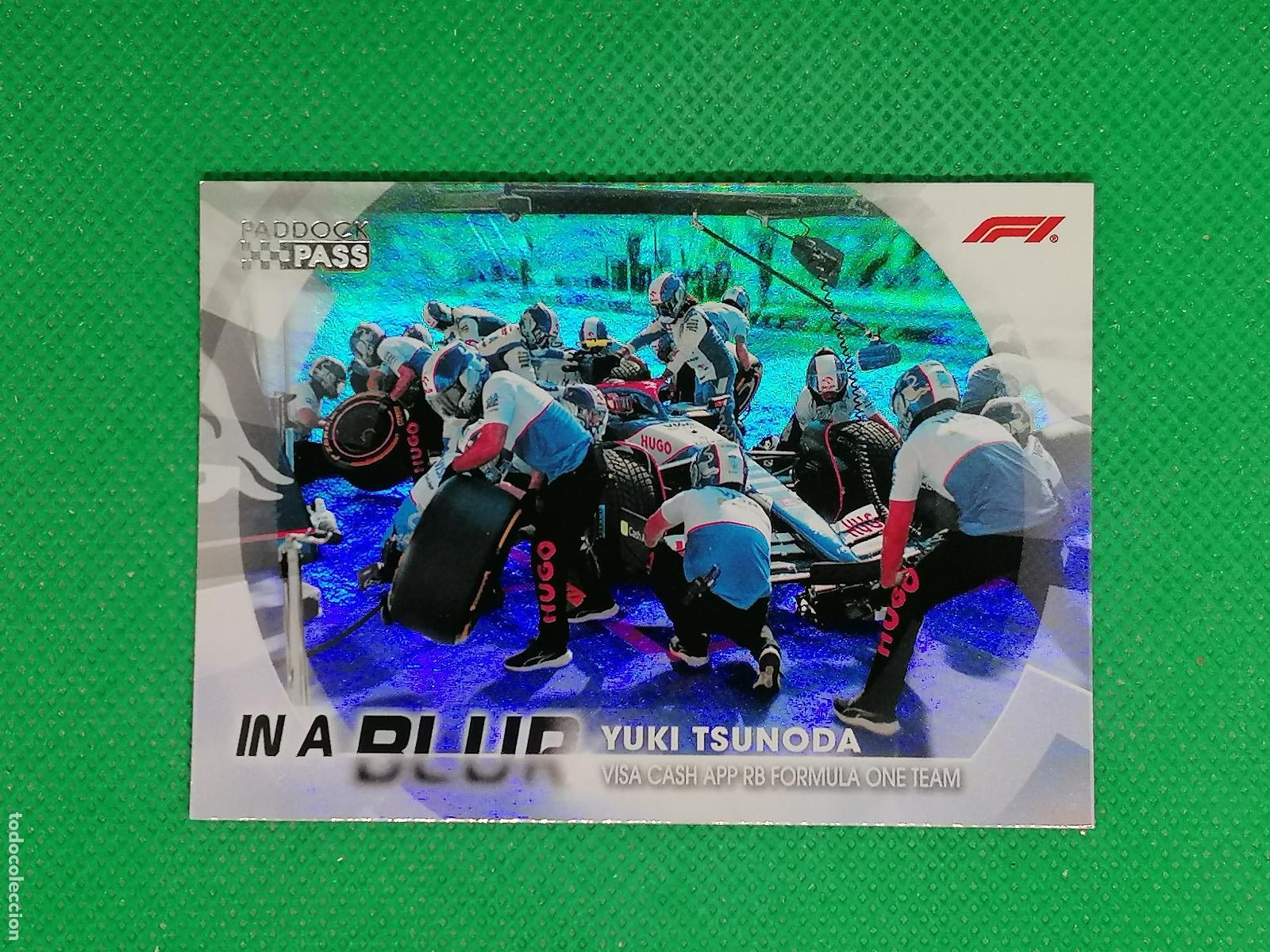 Coleccionismo deportivo: BL-17 YUKI TSUNODA IN A BLUR ⚽ TOPPS F1 FORMULA 1 PADDOCK PASS GRAND PRIX 24 2024 ⚽
