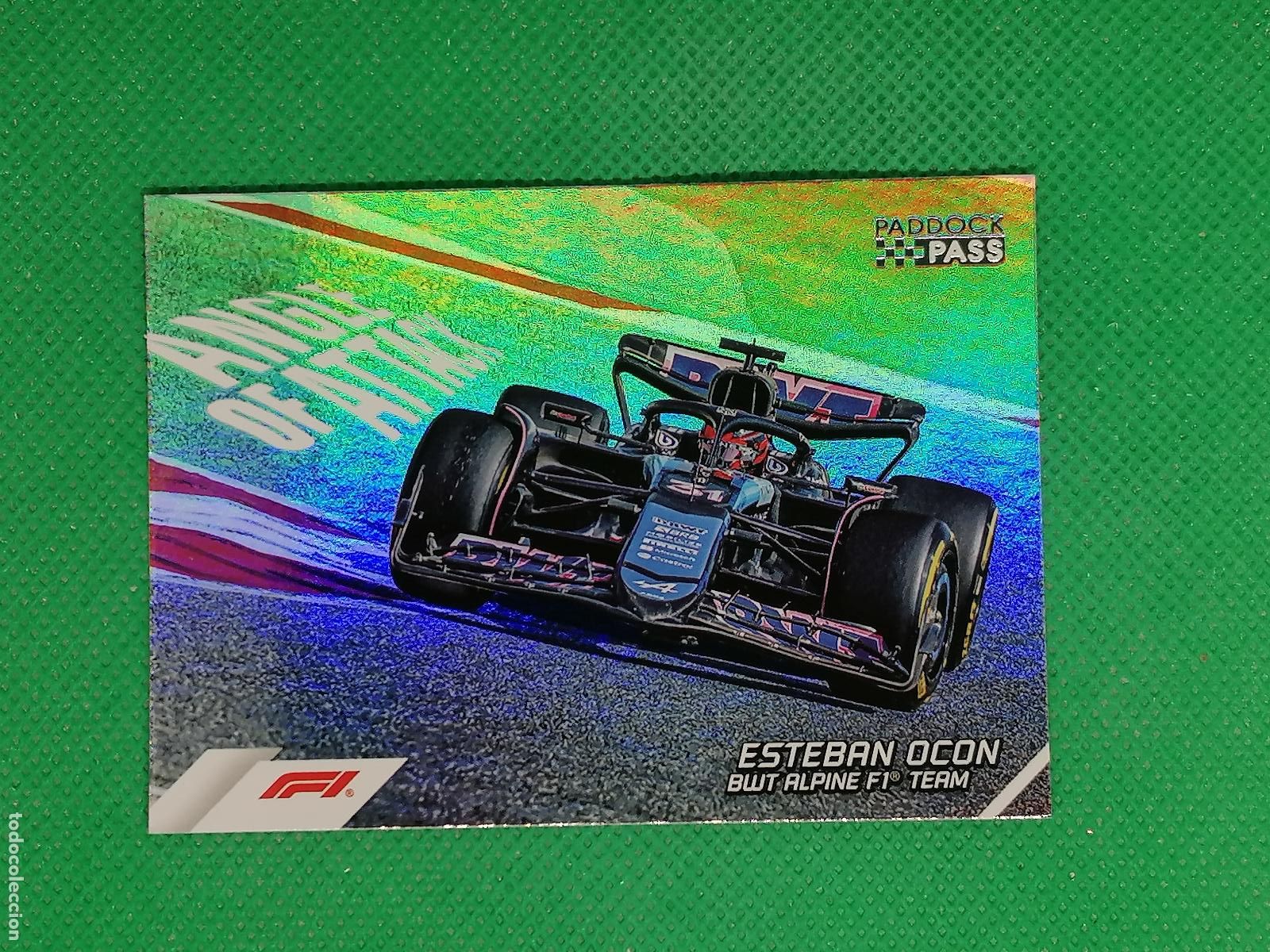 Coleccionismo deportivo: AA-9 ESTEBAN OCON ANGLE ATTACK ⚽ TOPPS F1 FORMULA 1 PADDOCK PASS GRAND PRIX 24 2024 ⚽