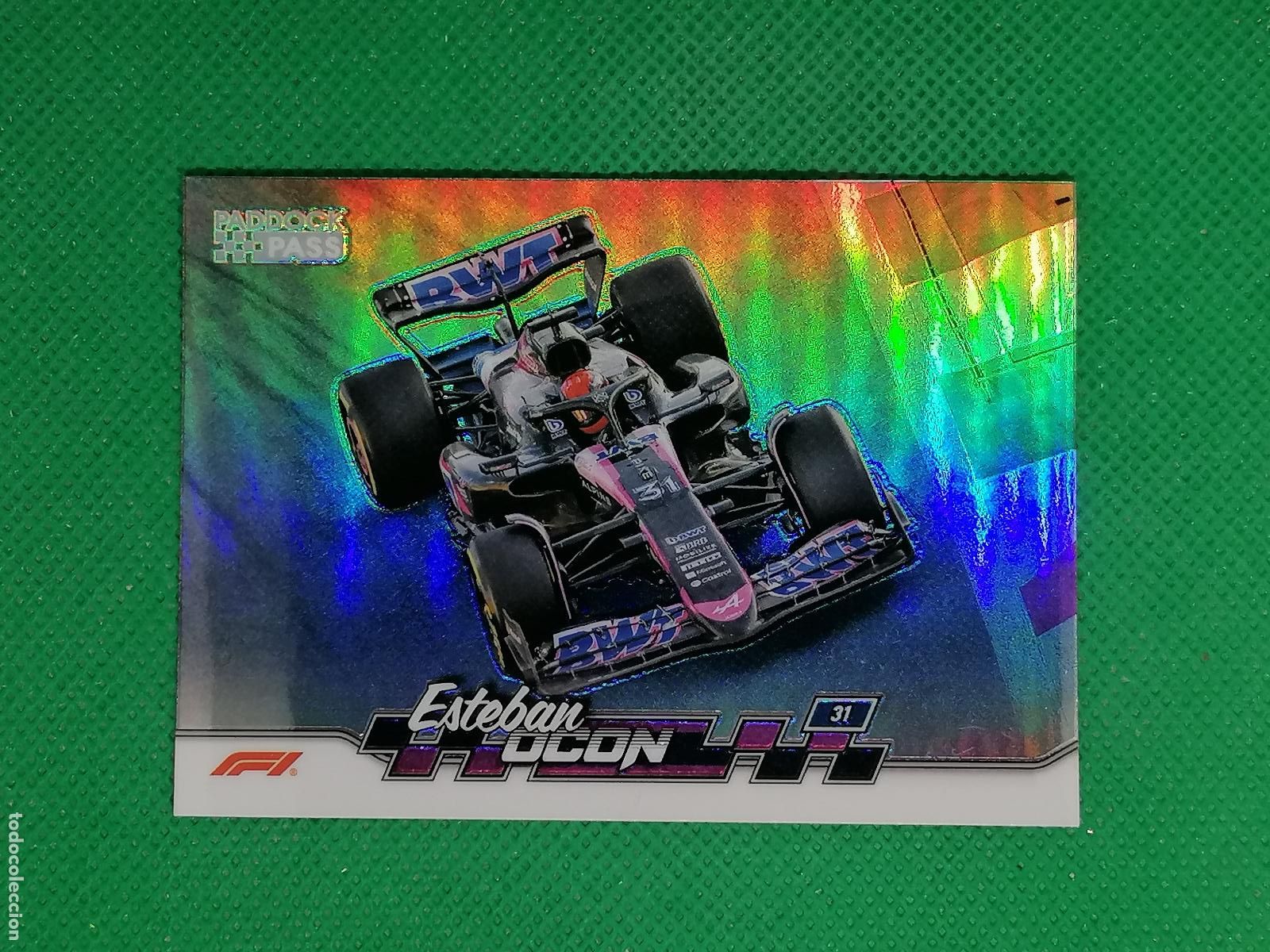 Coleccionismo deportivo: 39 ESTEBAN OCON ALPINE REFRACTOR ⚽ TOPPS F1 FORMULA 1 PADDOCK PASS GRAND PRIX 24 2024 ⚽