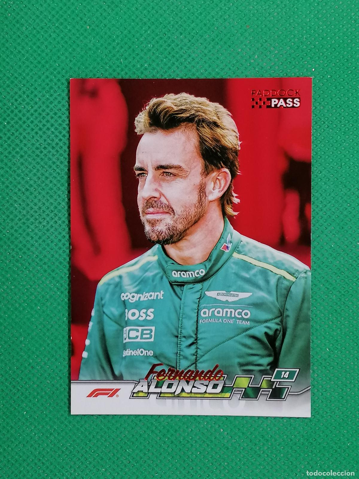 Coleccionismo deportivo: 11 FERNANDO ALONSO ASTON MARTIN RED ⚽ TOPPS F1 FORMULA 1 PADDOCK PASS GRAND PRIX 24 2024 ⚽
