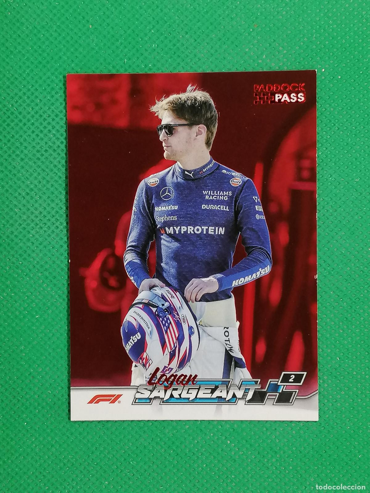 Coleccionismo deportivo: 20 LOGAN SARGEANT ALPINE RED ⚽ TOPPS F1 FORMULA 1 PADDOCK PASS GRAND PRIX 24 2024 ⚽