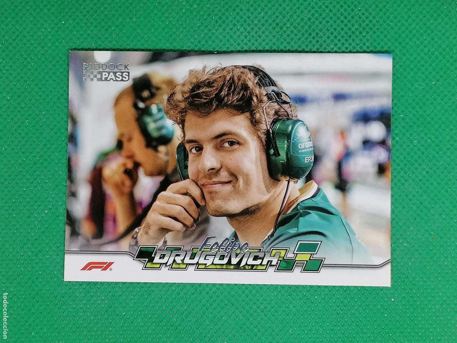Coleccionismo deportivo: 24 FELIPE DRUGOVICH ASTON MARTIN RESERVE ⚽ TOPPS F1 FORMULA 1 PADDOCK PASS GRAND PRIX 24 2024 ⚽