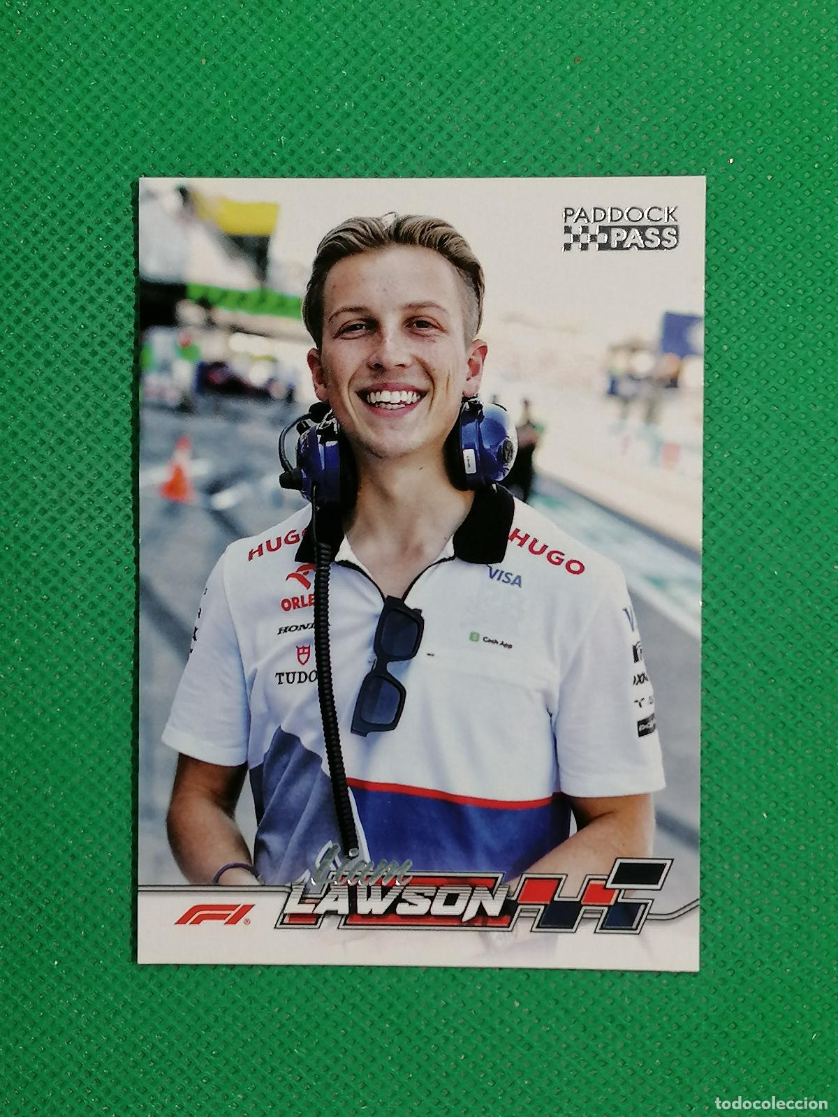 Coleccionismo deportivo: 26 LIAM LAWSON ALPHATAURI RESERVE ⚽ TOPPS F1 FORMULA 1 PADDOCK PASS GRAND PRIX 24 2024 ⚽