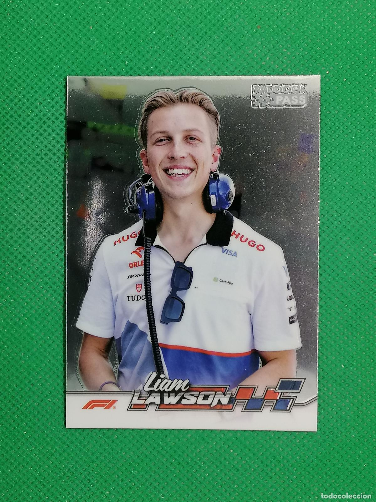 Coleccionismo deportivo: 26 LIAM LAWSON ALPHATAURI RESERVE ⚽ TOPPS F1 FORMULA 1 PADDOCK PASS GRAND PRIX 24 2024 ⚽