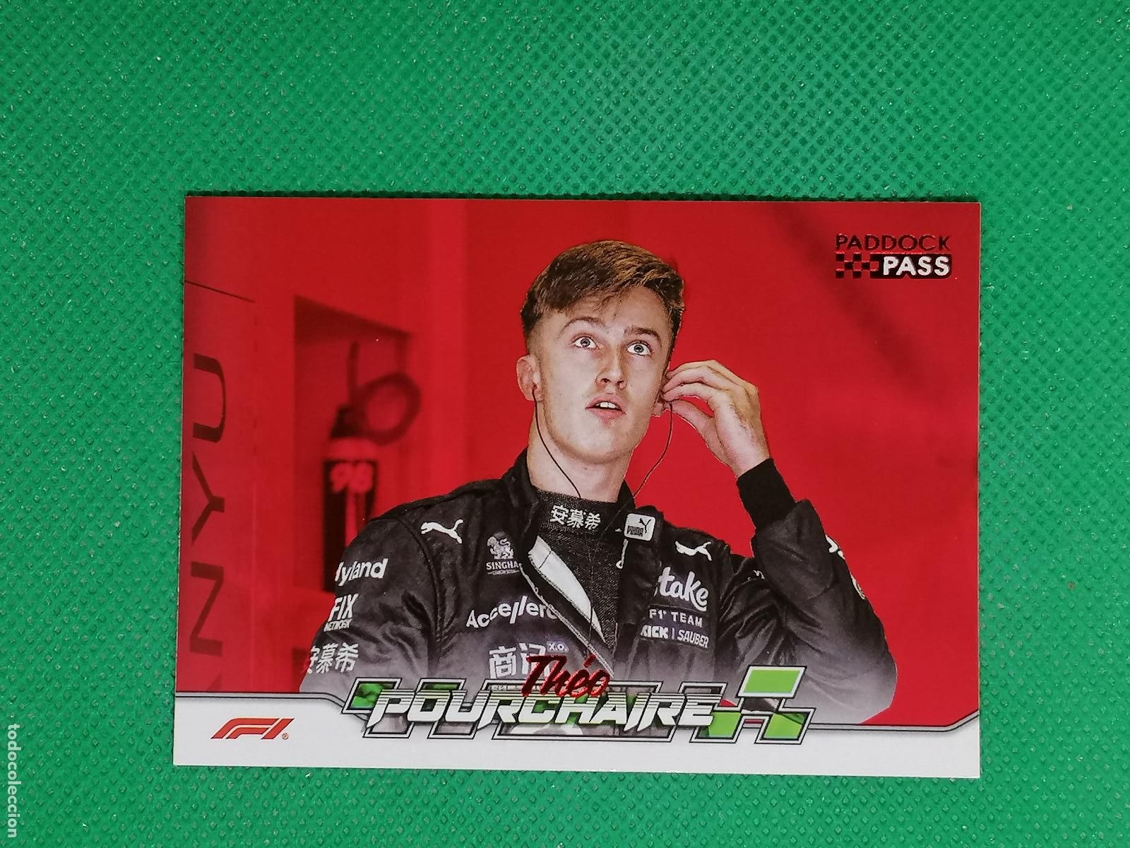 Coleccionismo deportivo: 28 THEO POURCHAIRE RESERVE RED ⚽ TOPPS F1 FORMULA 1 PADDOCK PASS GRAND PRIX 24 2024 ⚽