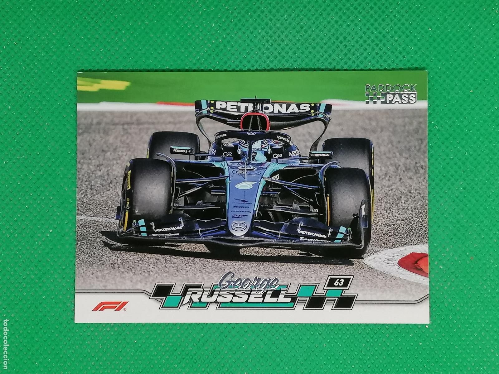 Coleccionismo deportivo: 35 GEORGE RUSSEL MERCEDES PETRONAS ⚽ TOPPS F1 FORMULA 1 PADDOCK PASS GRAND PRIX 24 2024 ⚽