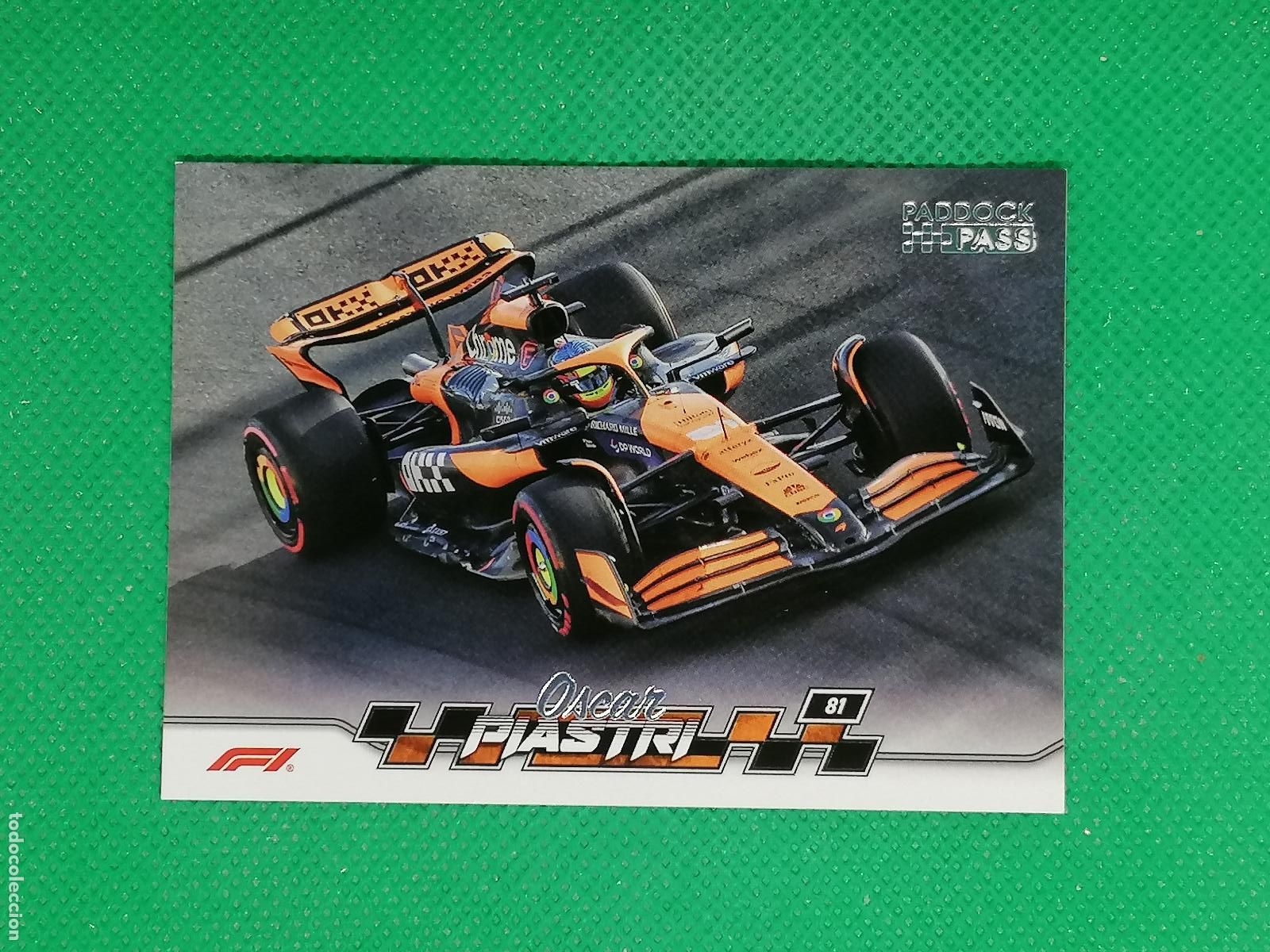 Coleccionismo deportivo: 38 OSCAR PIASTRI MCLAREN ⚽ TOPPS F1 FORMULA 1 PADDOCK PASS GRAND PRIX 24 2024 ⚽