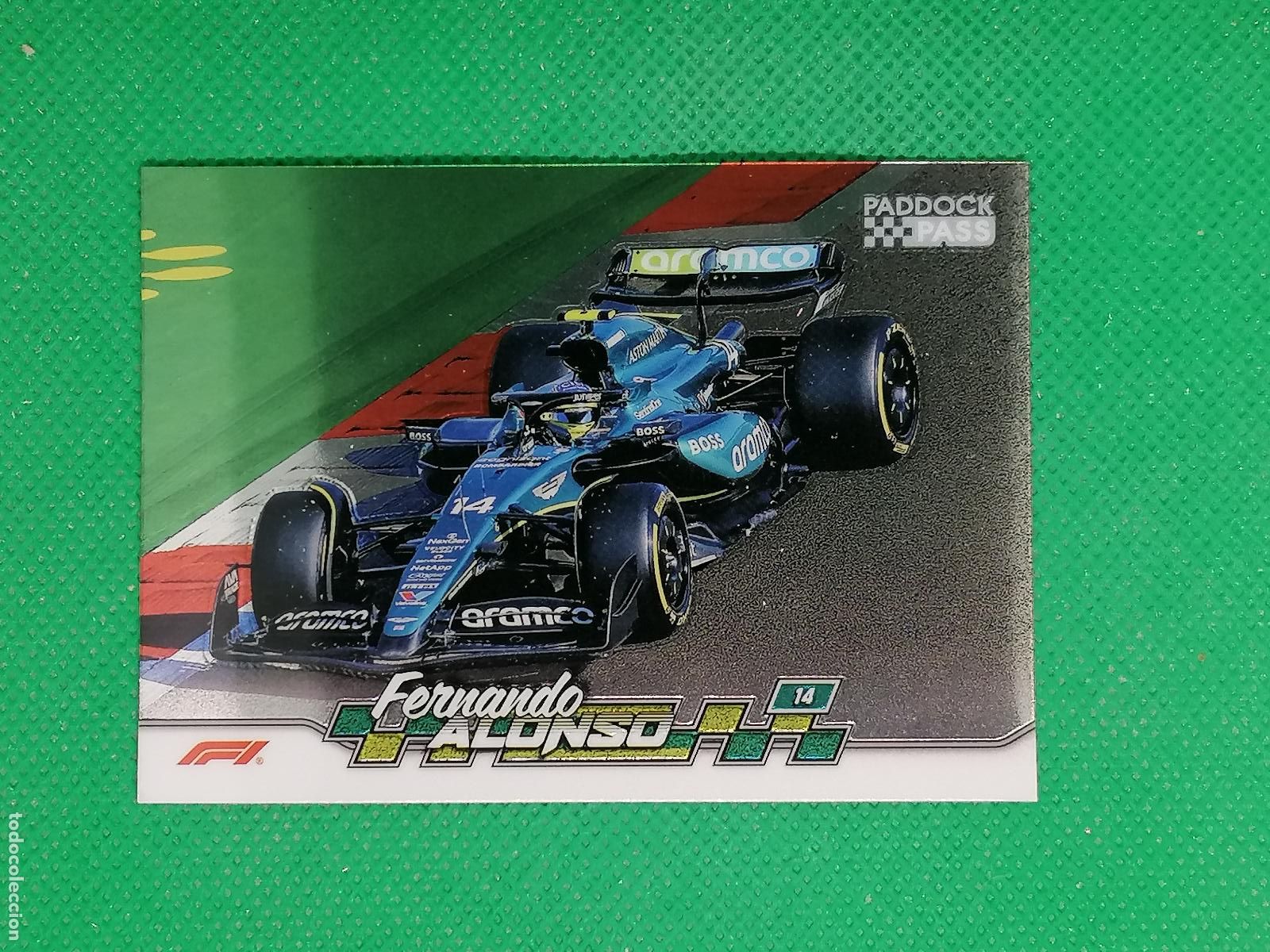 Coleccionismo deportivo: 41 FERNANDO ALONSO ASTON MARTIN ⚽ TOPPS F1 FORMULA 1 PADDOCK PASS GRAND PRIX 24 2024 ⚽