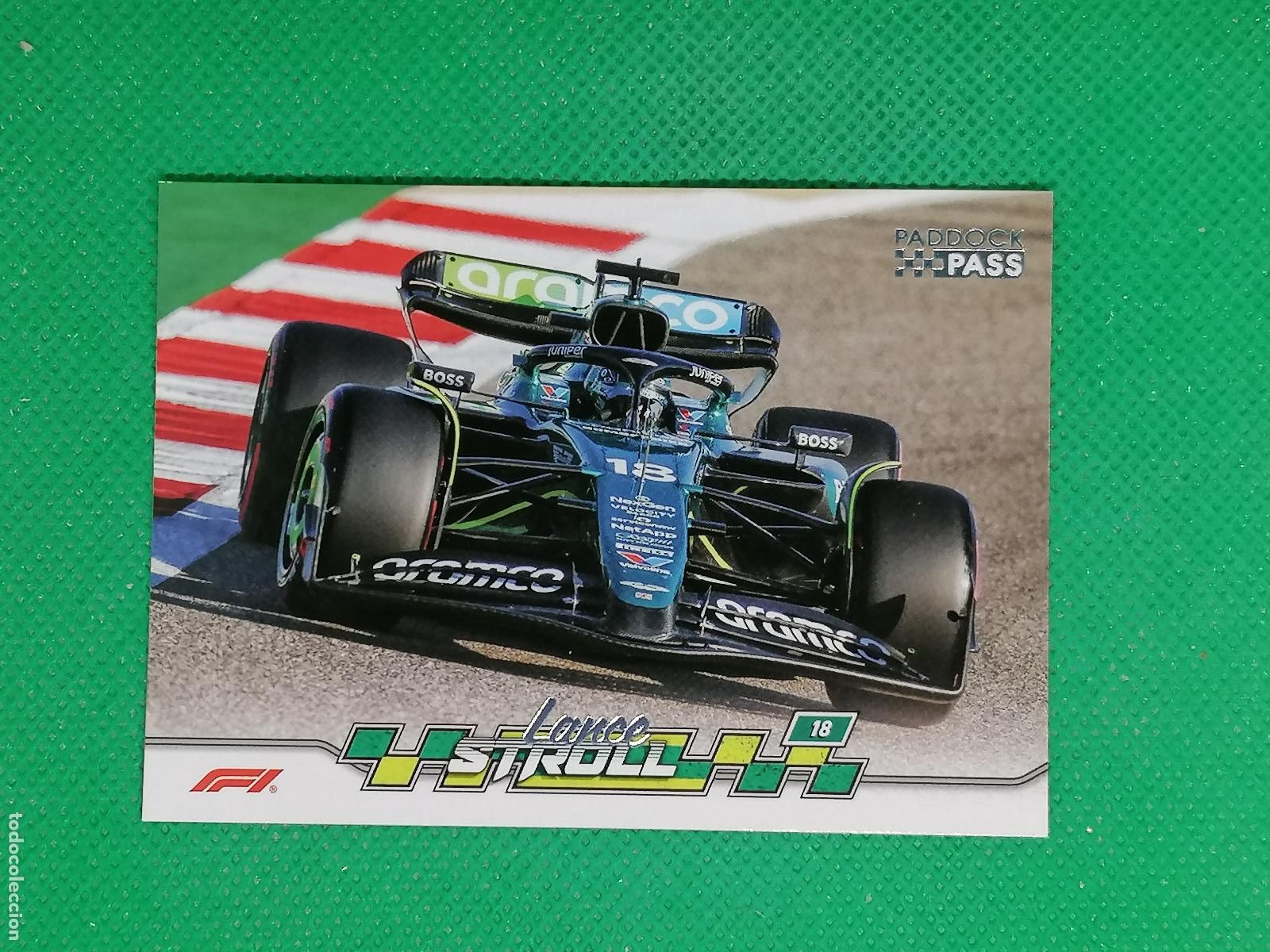 Coleccionismo deportivo: 42 LANCE STROLL ASTON MARTIN ⚽ TOPPS F1 FORMULA 1 PADDOCK PASS GRAND PRIX 24 2024 ⚽