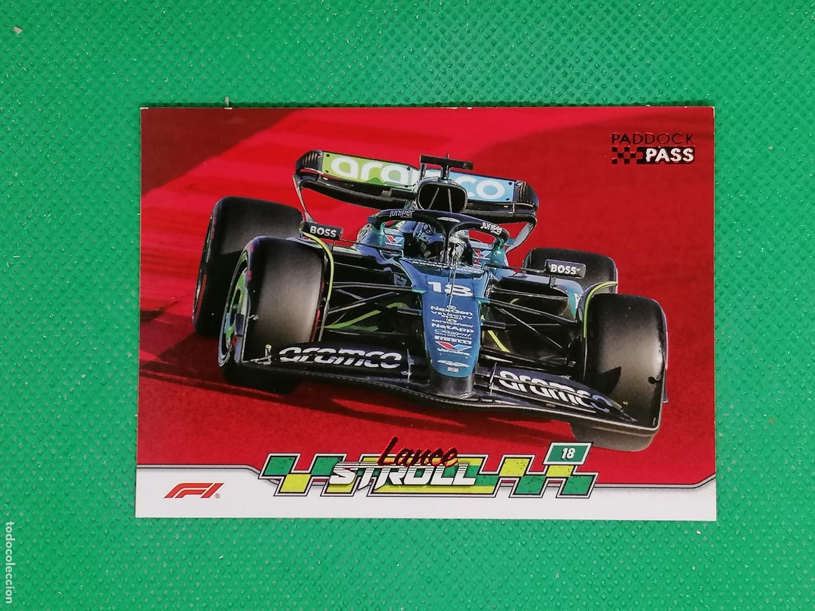 Coleccionismo deportivo: 42 LANCE STROLL ASTON MARTIN RED ⚽ TOPPS F1 FORMULA 1 PADDOCK PASS GRAND PRIX 24 2024 ⚽