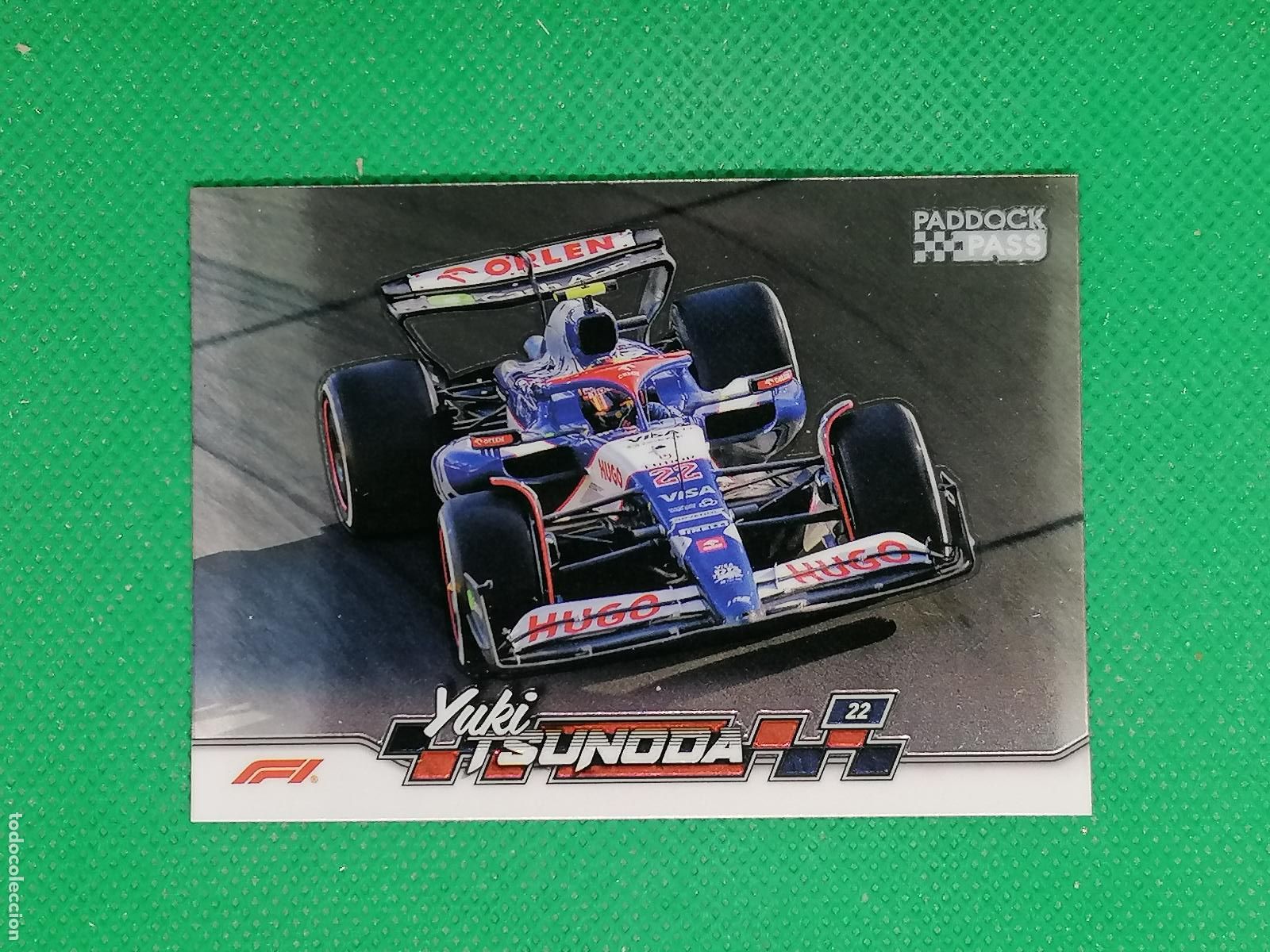 Coleccionismo deportivo: 47 YUKI TSUNODA ALPHATAURI ⚽ TOPPS F1 FORMULA 1 PADDOCK PASS GRAND PRIX 24 2024 ⚽