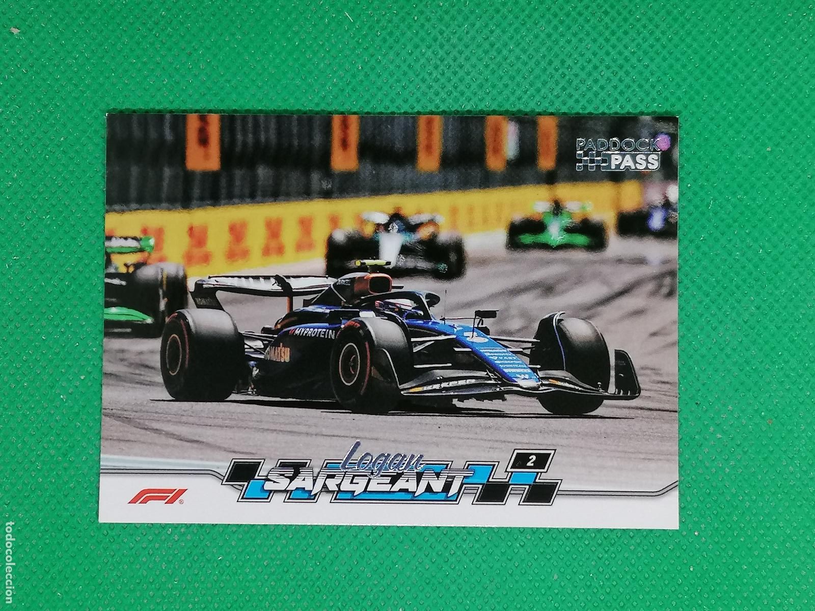 Coleccionismo deportivo: 50 LOGAN SARGEANT WILLIAMS ⚽ TOPPS F1 FORMULA 1 PADDOCK PASS GRAND PRIX 24 2024 ⚽