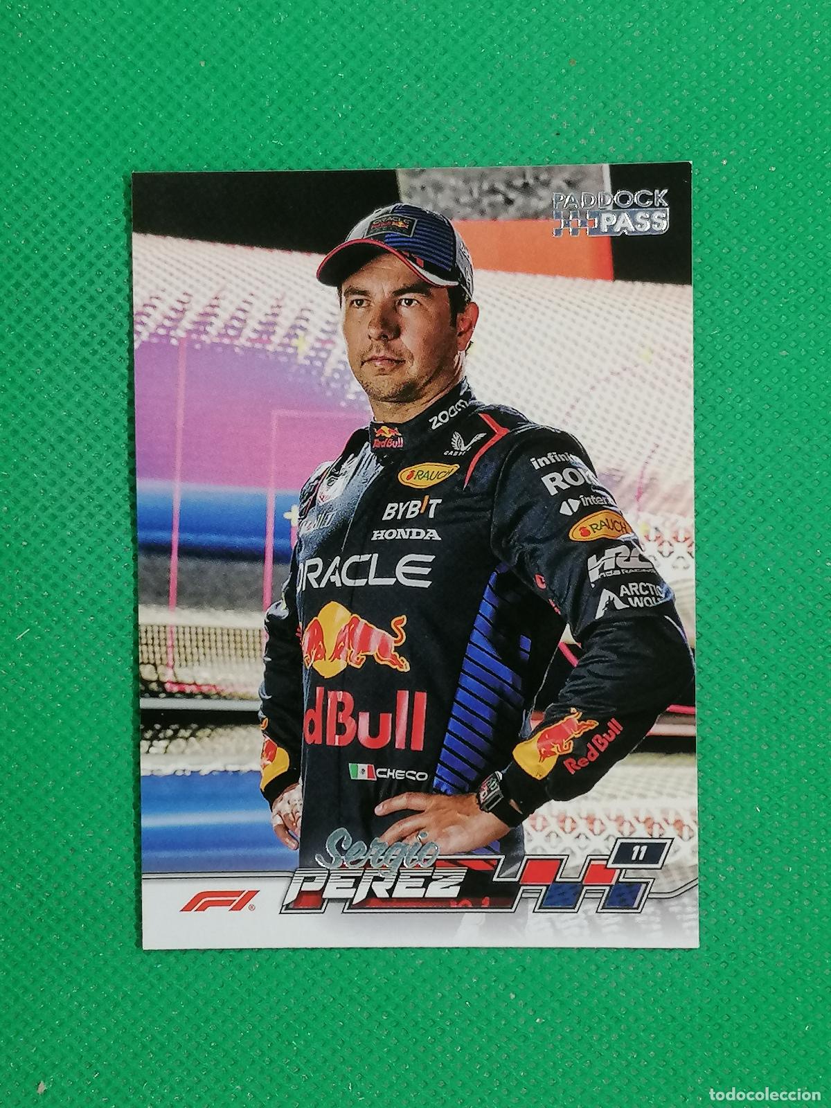 Coleccionismo deportivo: 52 SERGIO PEREZ RED BULL ⚽ TOPPS F1 FORMULA 1 PADDOCK PASS GRAND PRIX 24 2024 ⚽