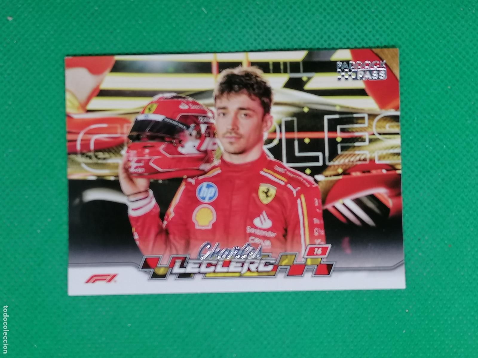 Coleccionismo deportivo: 53 CHARLES LECLERC FERRARI ⚽ TOPPS F1 FORMULA 1 PADDOCK PASS GRAND PRIX 24 2024 ⚽