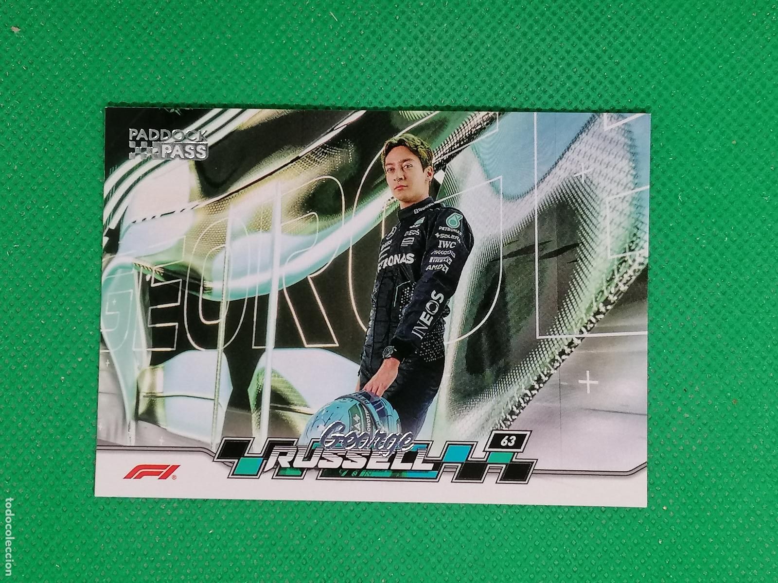 Coleccionismo deportivo: 55 GEORGE RUSSELL MERCEDES ⚽ TOPPS F1 FORMULA 1 PADDOCK PASS GRAND PRIX 24 2024 ⚽