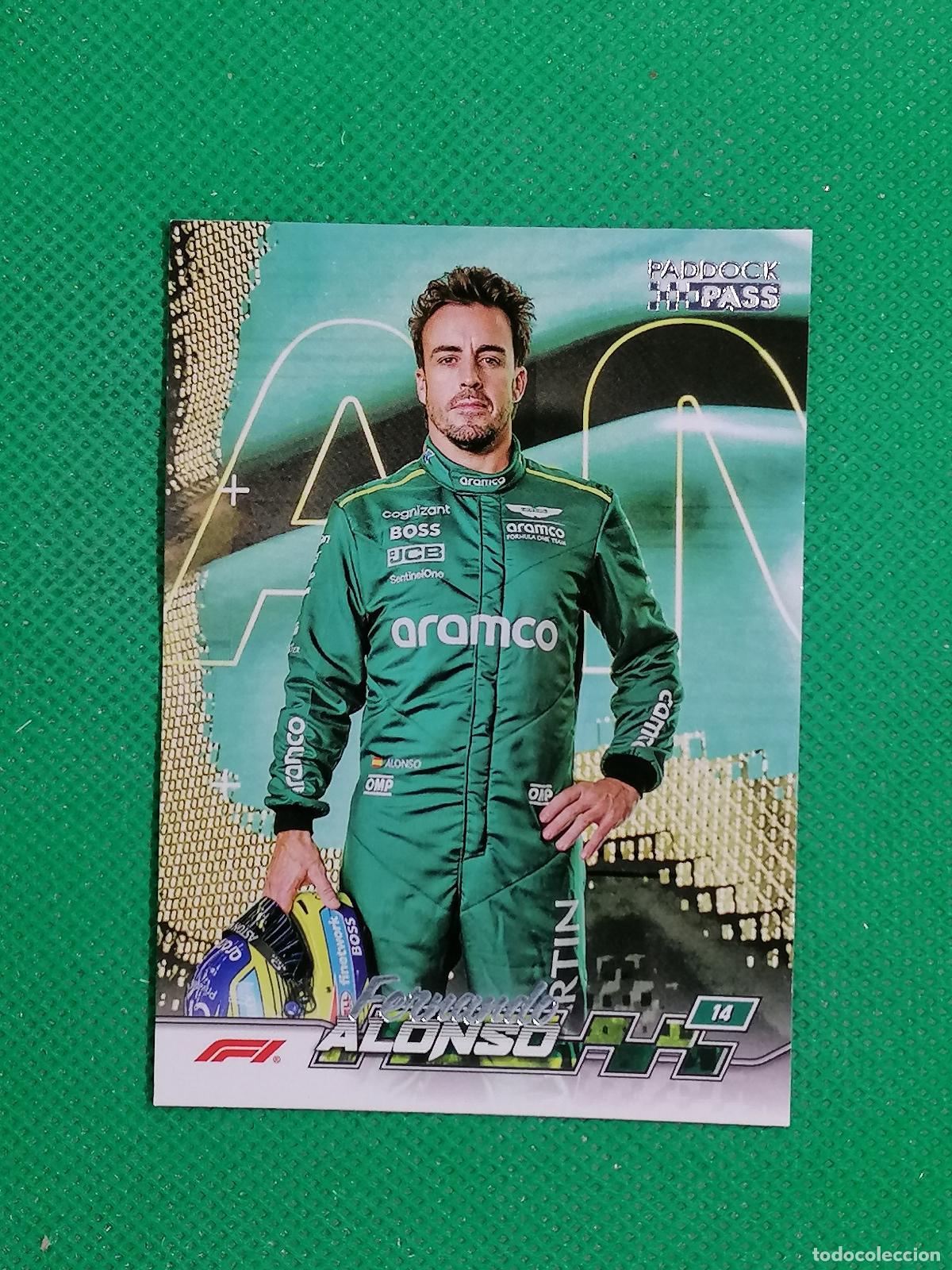 Coleccionismo deportivo: 61 FERNANDO ALONSO ASTON MARTIN ⚽ TOPPS F1 FORMULA 1 PADDOCK PASS GRAND PRIX 24 2024 ⚽