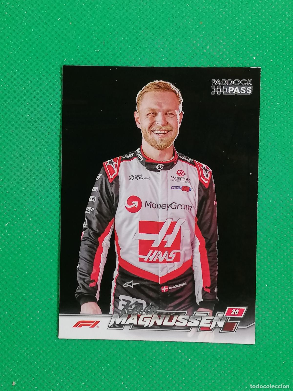 Coleccionismo deportivo: 66 KEVIN MAGNUSSEN HAAS BLACK ⚽ TOPPS F1 FORMULA 1 PADDOCK PASS GRAND PRIX 24 2024 ⚽