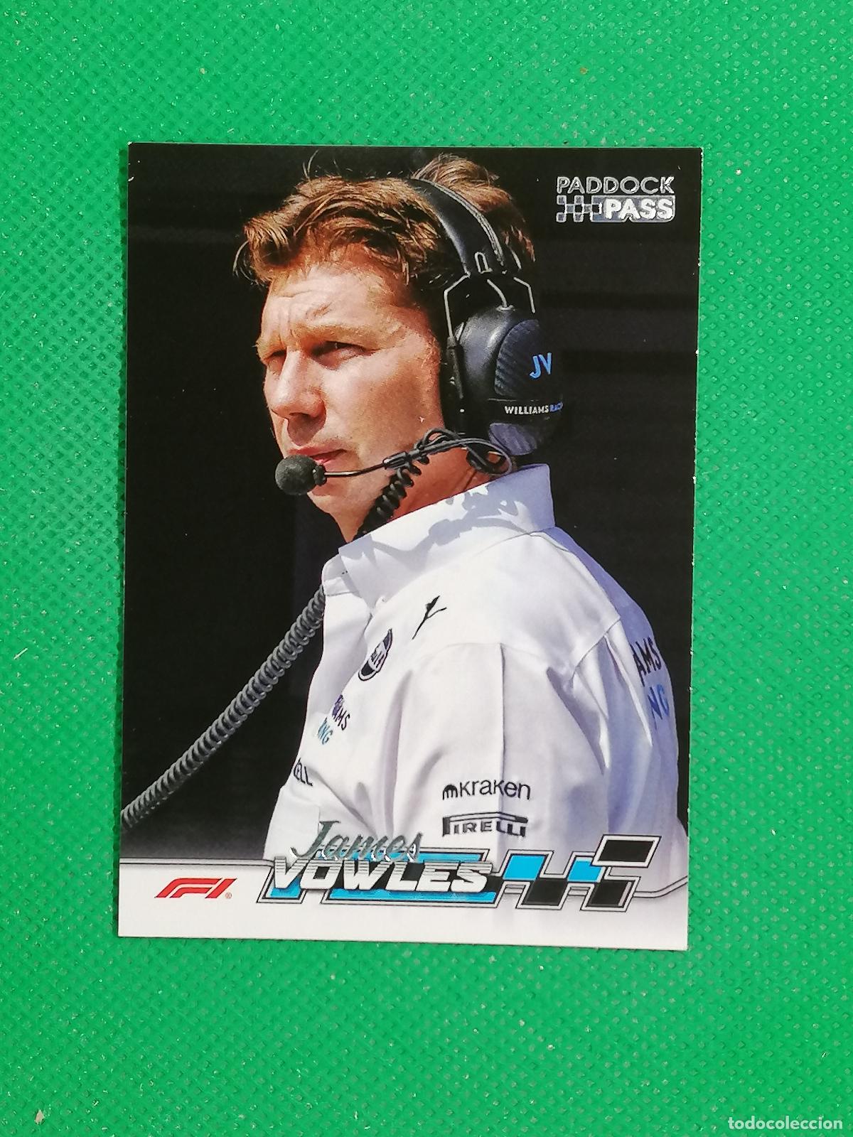Coleccionismo deportivo: 78 JAMES VOWLES WILLIAMS ⚽ TOPPS F1 FORMULA 1 PADDOCK PASS GRAND PRIX 24 2024 ⚽