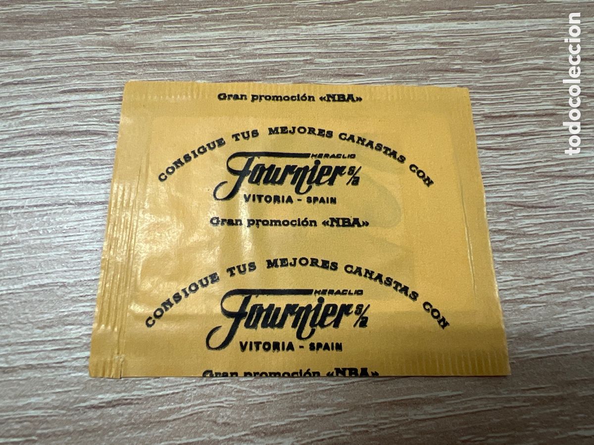 Coleccionismo deportivo: 1986 LARRY BIRD FOURNIER SOBRE SIN ABRIR