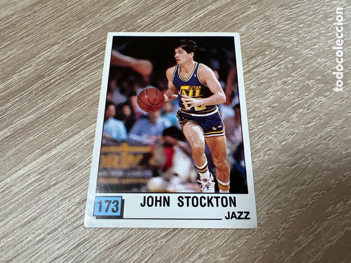 Coleccionismo deportivo: 1990 JOHN STOCKTON N&ordm; 173 PANINI NBA