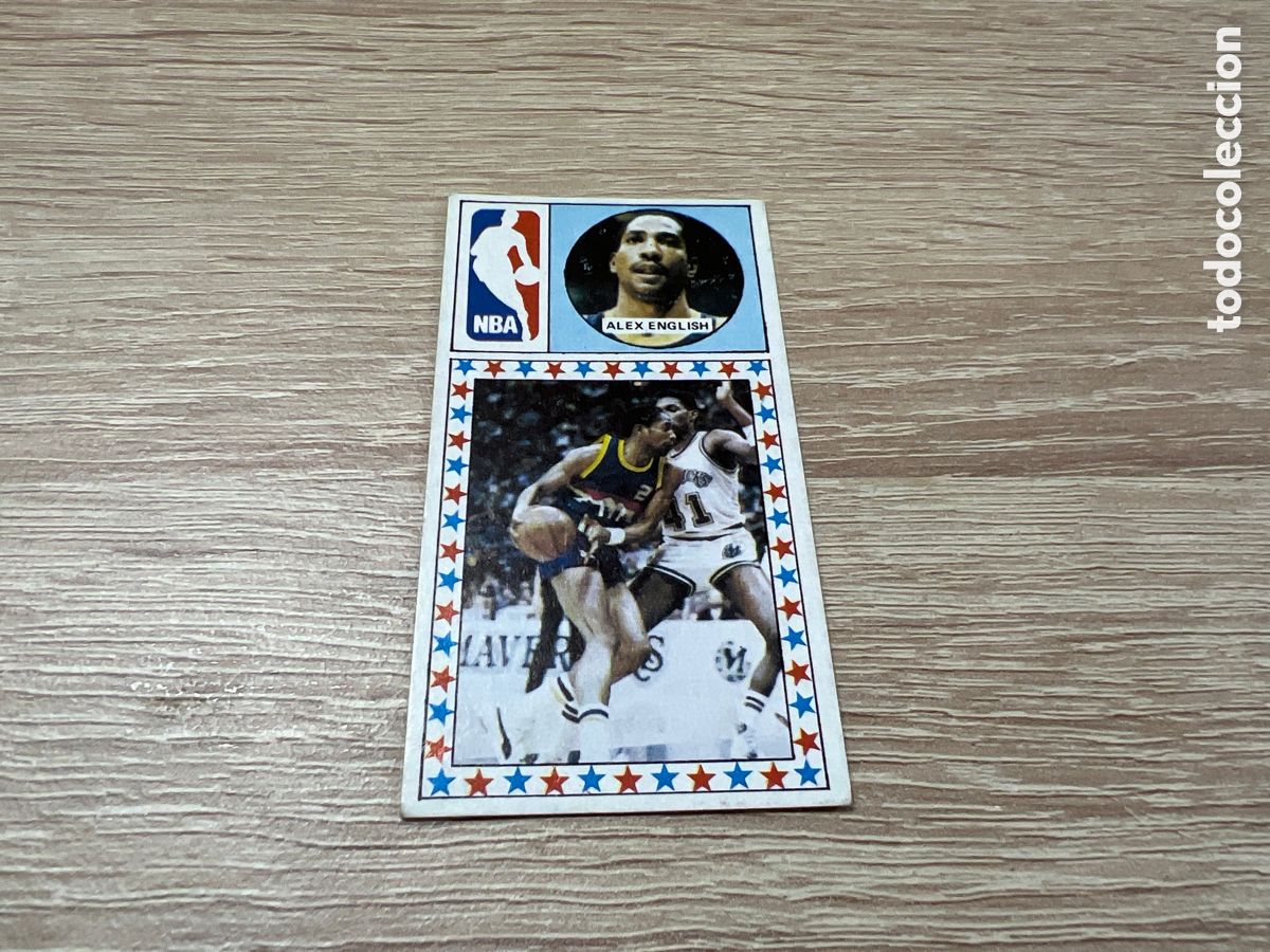 Coleccionismo deportivo: 1986 ALEX ENGLISH N&ordm; 175 MERCHANTE BALONCESTO SIN PEGAR