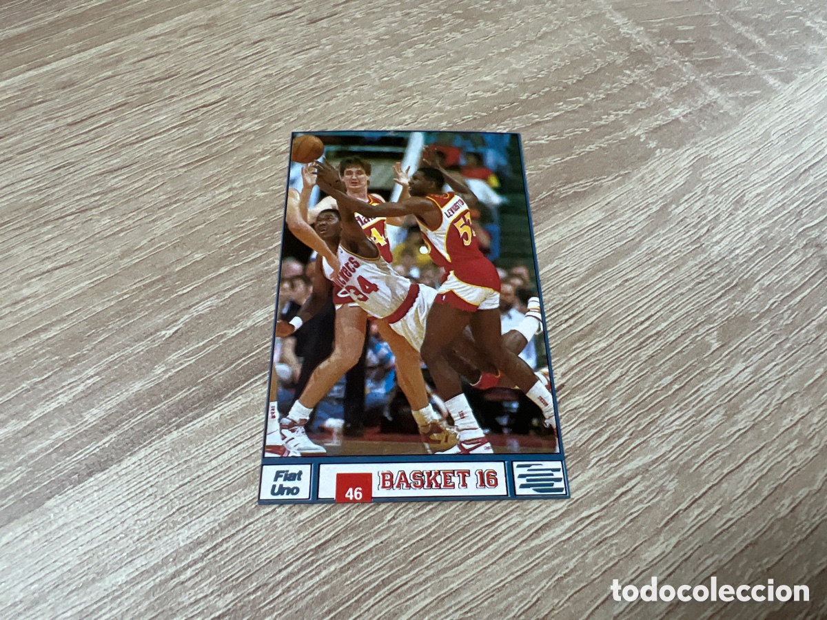 Coleccionismo deportivo: 1988 AKEEM OLAJUWON N&ordm; 46 BASKET 16 SIN PEGAR