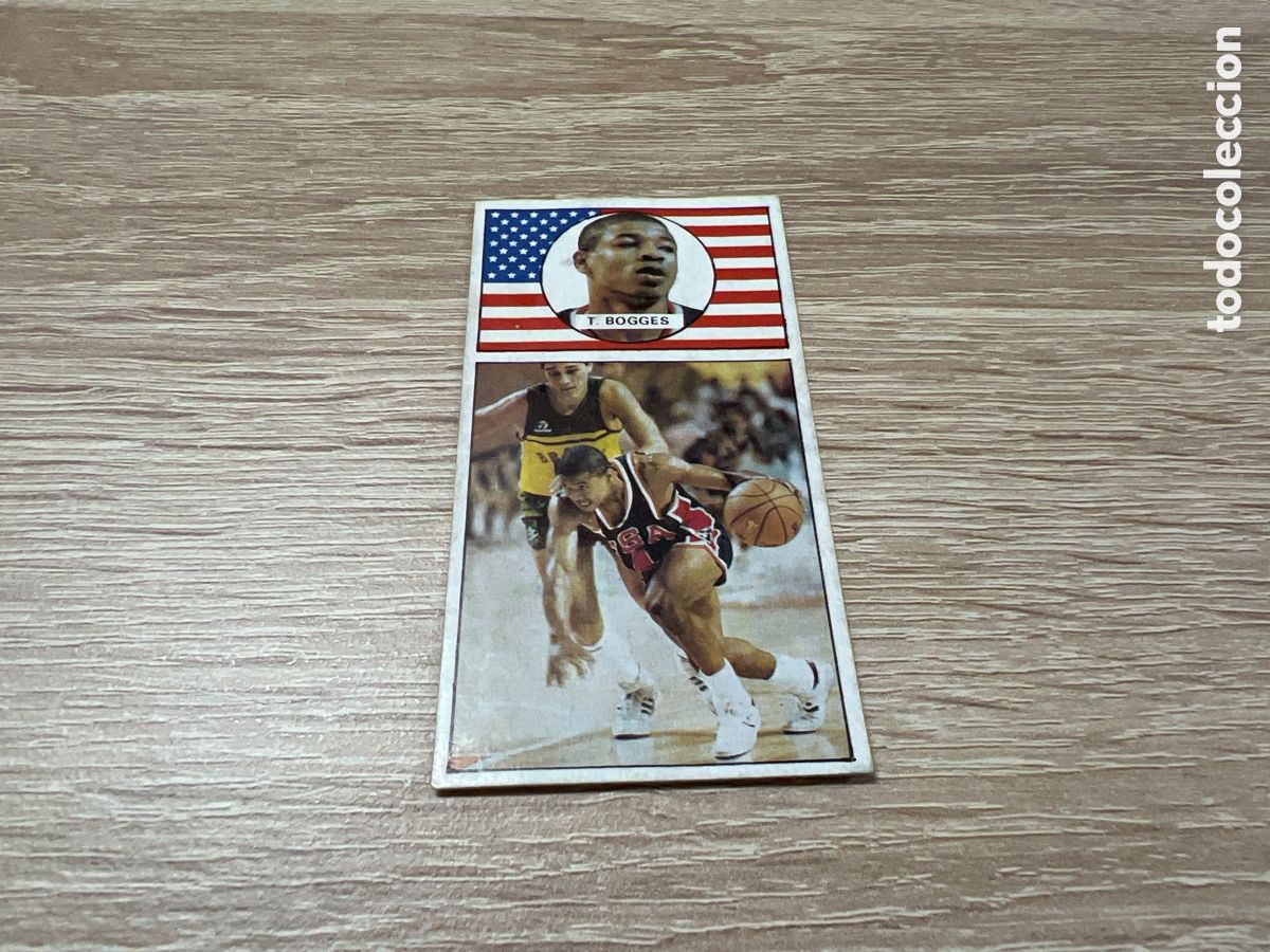 Coleccionismo deportivo: 1986 T. BOGUES N&ordm; 140 MERHANTE BALONCESTO DESPEGADO