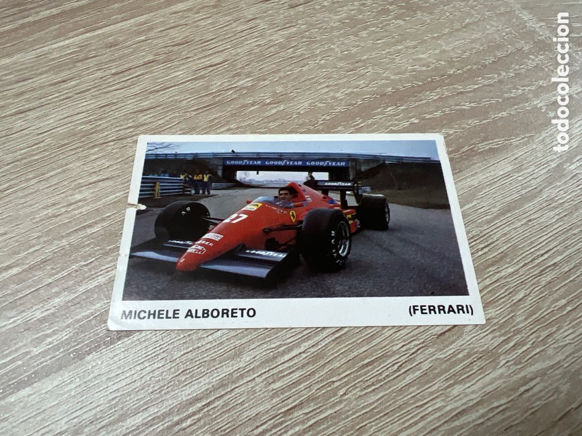 Coleccionismo deportivo: 1987 MICHELE ALBORETO FERRARI N&ordm; 19 MERCHANTE FORMULA 1