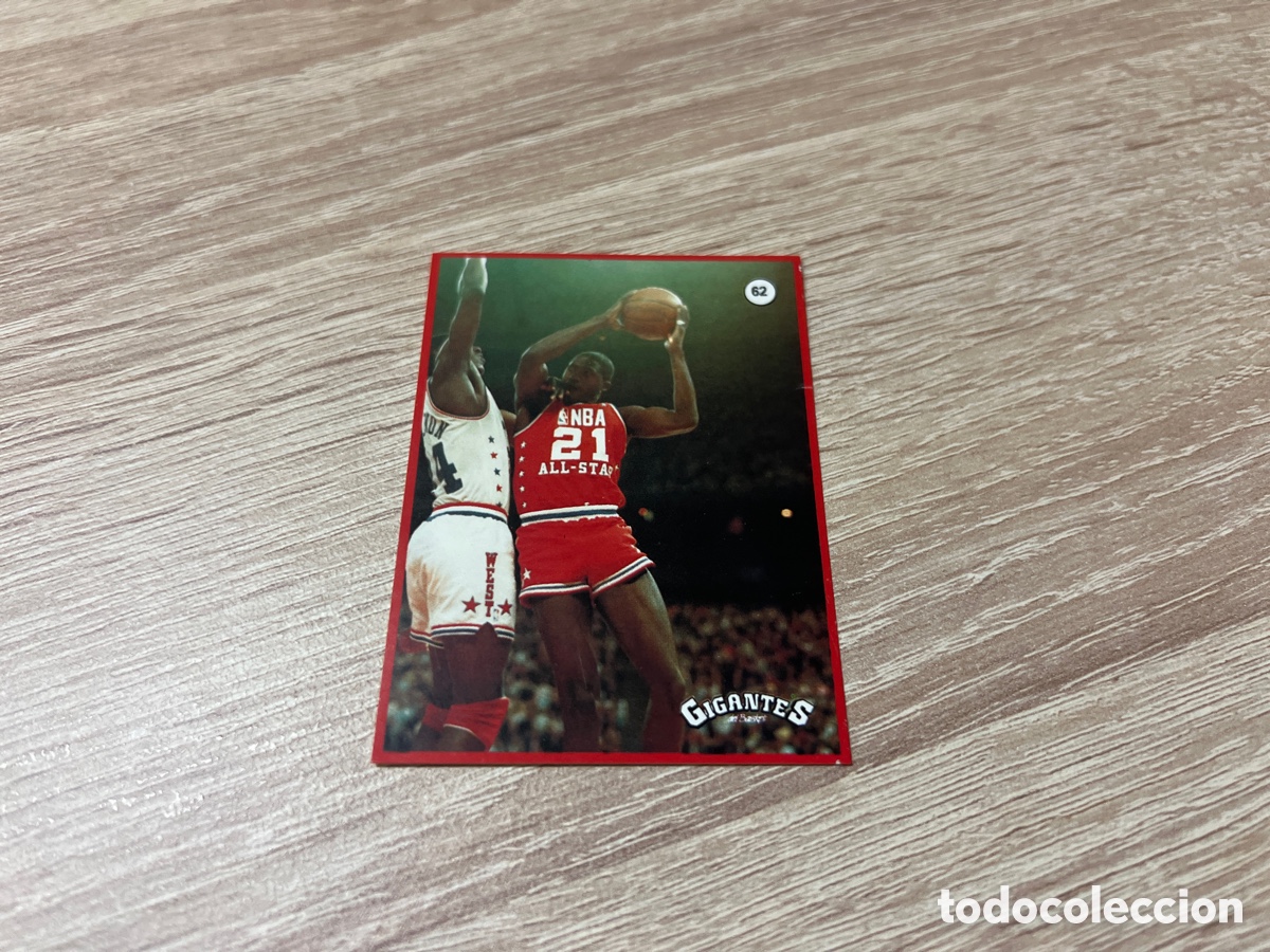 Coleccionismo deportivo: 1987 DOMINIQUE WILKINS N&ordm; 62 GIGANTES NBA SIN PEGAR