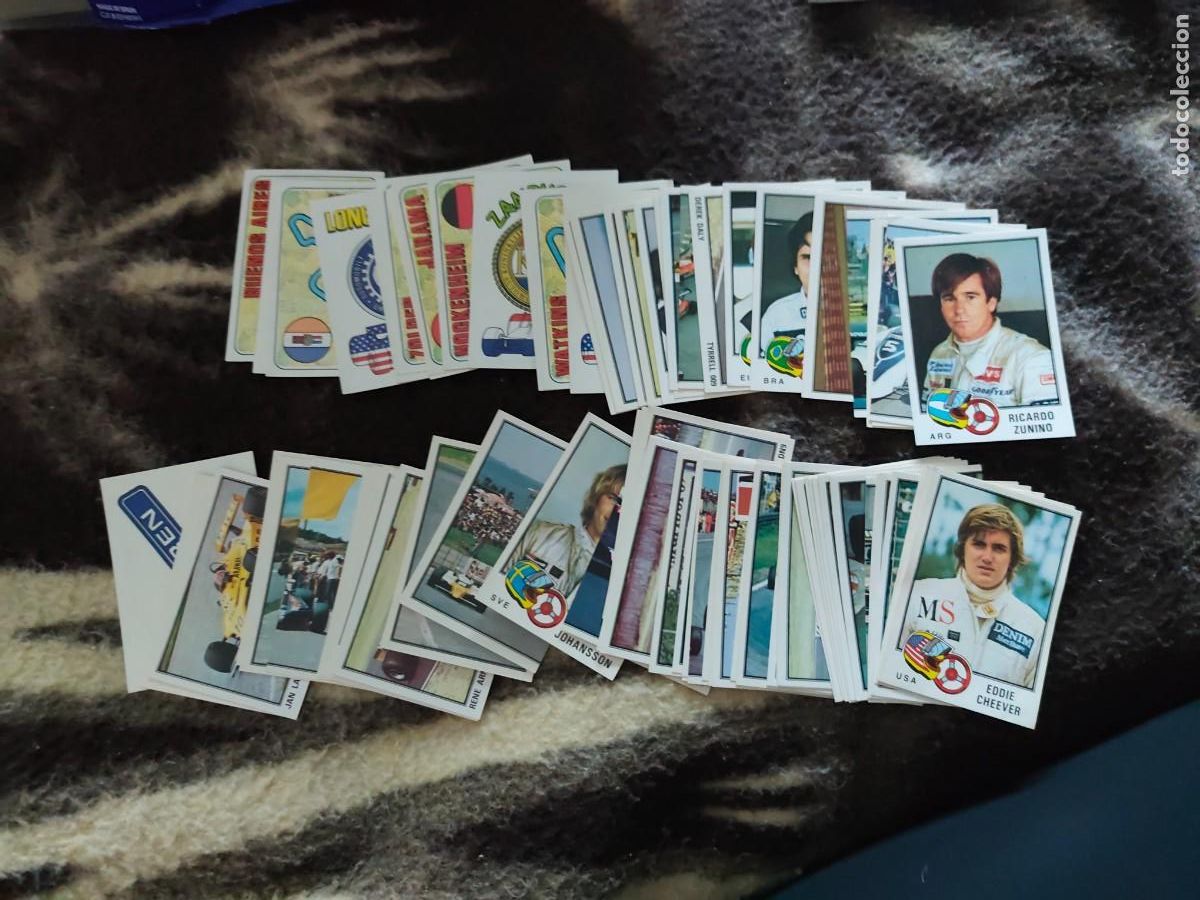 Coleccionismo deportivo: Lote de unos 75 cromos F1 Grand Prix. Sin pegar sin repetir