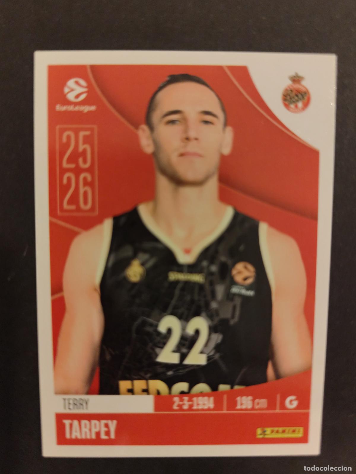 Coleccionismo deportivo: 65 TERRY TARPEY AS MONACO EUROLEAGUE 2025 2026 25 26 BALONCESTO