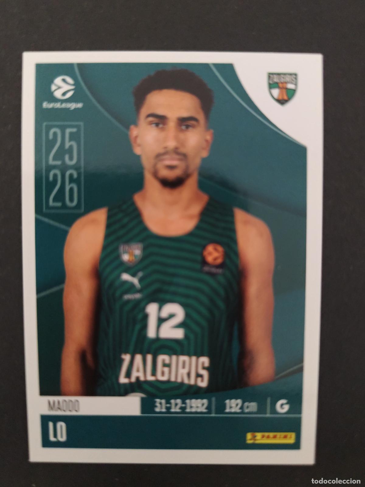 Coleccionismo deportivo: 373 MAODO LO ŽALGIRIS KAUNAS EUROLEAGUE 2025 2026 25 26 BALONCESTO