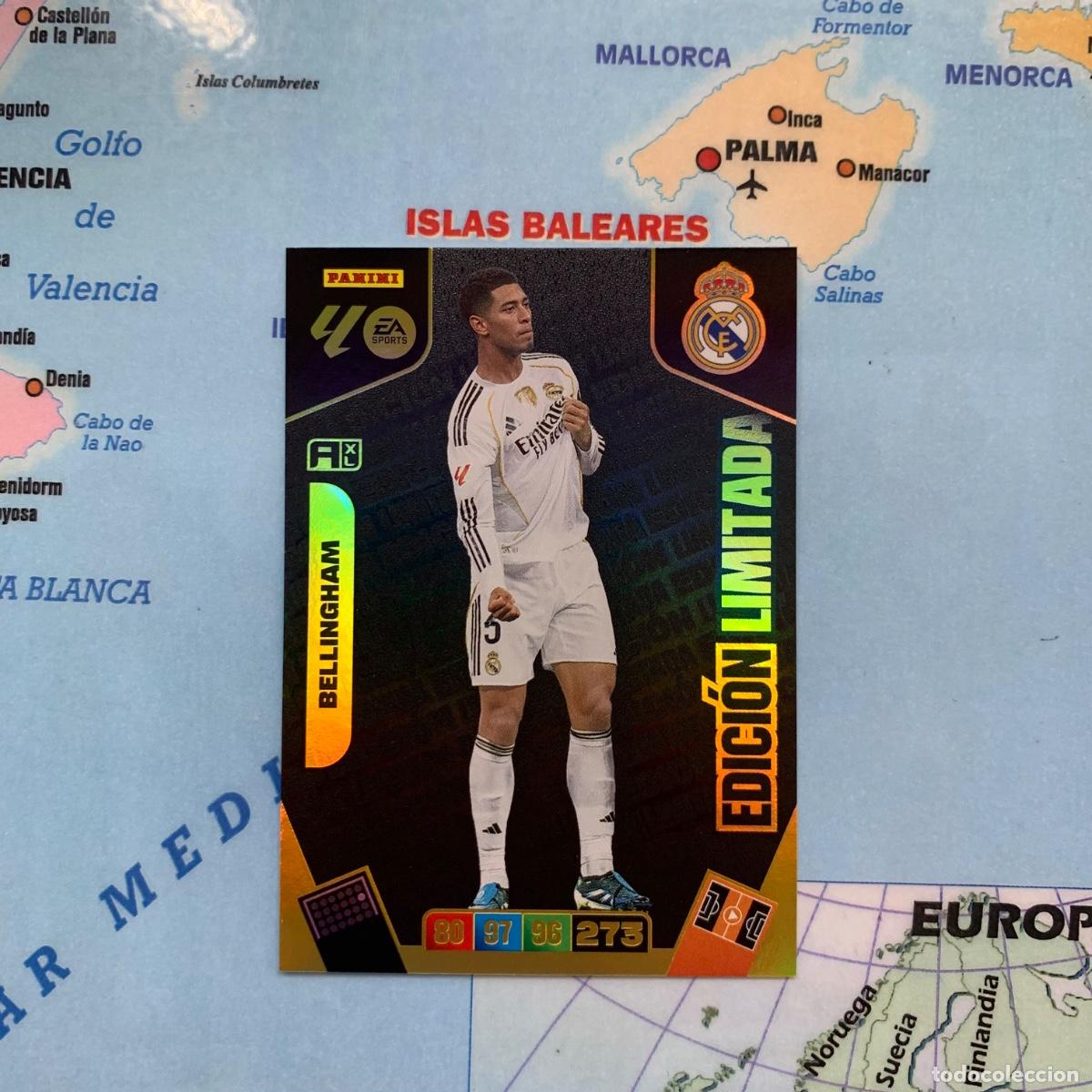 Coleccionismo deportivo: Bellingham edici&oacute;n limitada Del Real Madrid cromo adrenalyn XL 25-26 2025-2026