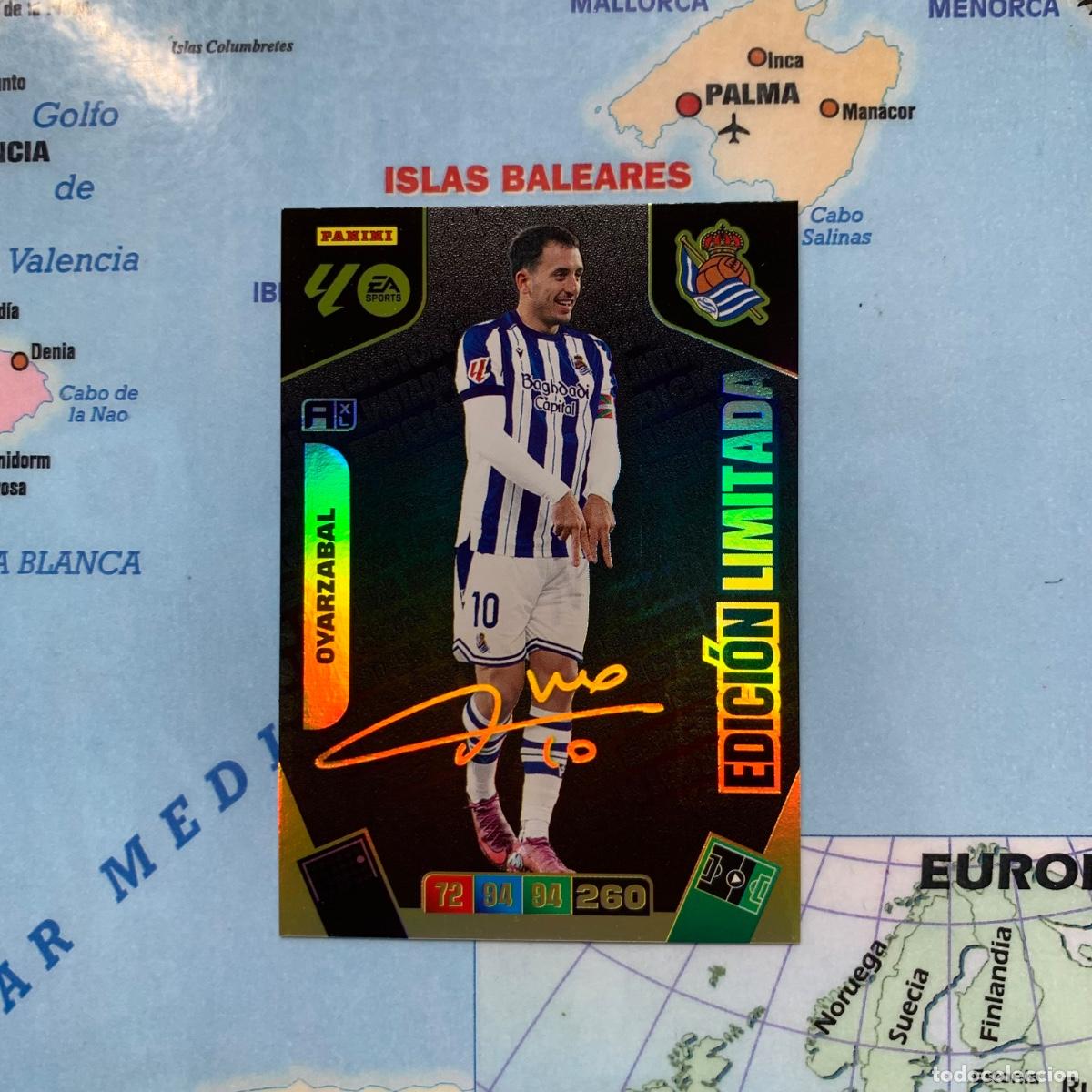 Coleccionismo deportivo: Oyarzabal Edici&oacute;n Limitada Firmada De la Real Sociedad cromo adrenalyn XL 25-26 2025-2026