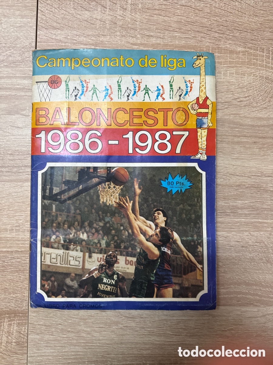 Coleccionismo deportivo: ALBUM BALONCESTO 1986 MERCHANTE CASI COMPLETO
