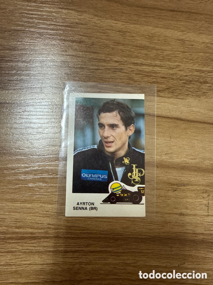 Coleccionismo deportivo: 1987 AYRTON SENNA FORMULA 1 MERCHANTE N&ordm; 35 SIN PEGAR