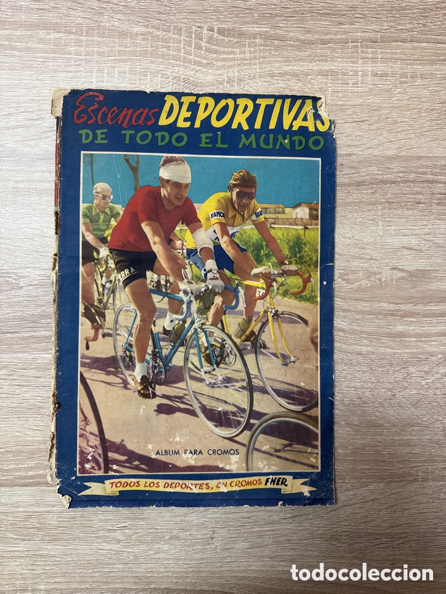 Coleccionismo deportivo: 1953 FHER ESCENAS DEPORTIVAS DE TODO EL MUNDO SOLO TAPAS