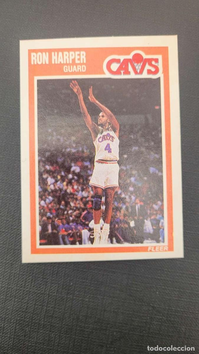 Coleccionismo deportivo: 1989 RON HARPER NBA CARD # 27 FLEER CLEVELAND CAVALIERS