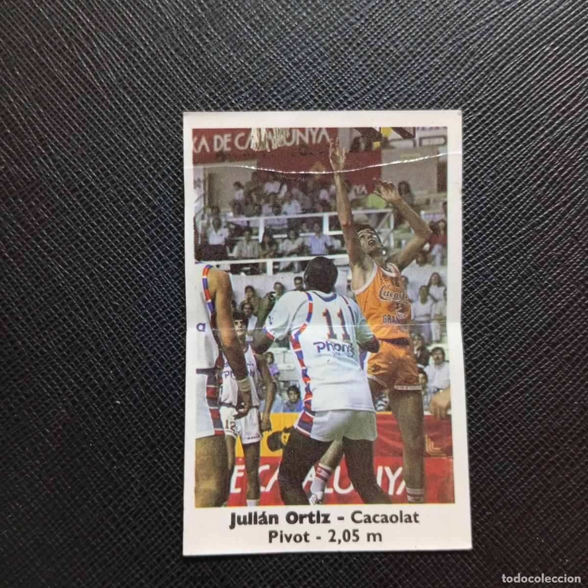 Coleccionismo deportivo: 24 JULIAN ORTIZ CACAOLAT BOLLYCAO BASKET 88 89 ACB BALONCESTO CROMO - SIN PEGAR - A35 PG145